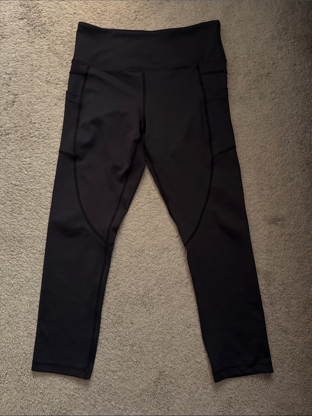 Zyia light n tight Black women’s Active Leggings with Side Pockets